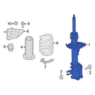 Dodge OE - Front Left Suspension Strut