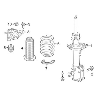 Dodge OE - Rear Suspension - Struts & Components