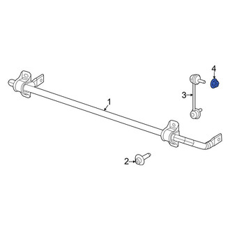 Dodge OE - Rear Suspension Stabilizer Bar Link Nut