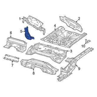 Dodge OE - Right Floor Pan Crossmember Bracket