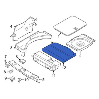 Dodge OE - Rear Spare Tire Compartment Cover