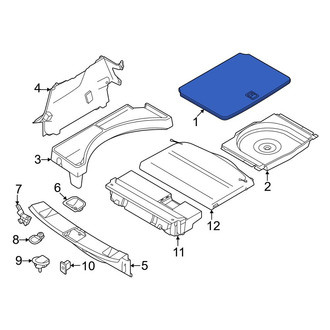 Dodge OE - Rear Spare Tire Compartment Cover