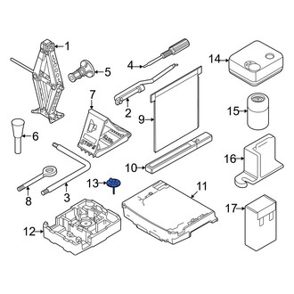 Dodge OE - Trunk Floor Storage Box Stud