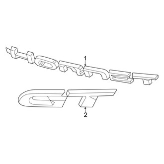 Dodge OE - Lift Gate - Exterior Trim