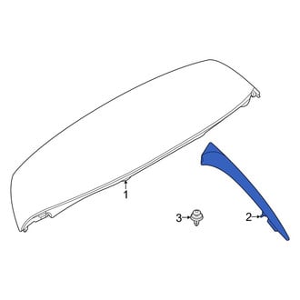 Dodge OE - Rear Left Spoiler