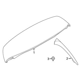 Dodge OE - Lift Gate - Spoiler
