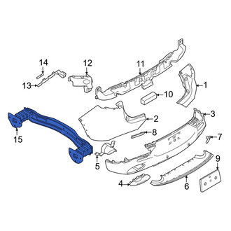 Dodge OE - Rear Bumper Impact Bar