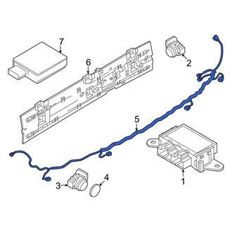 Dodge OE - Rear Parking Aid System Wiring Harness