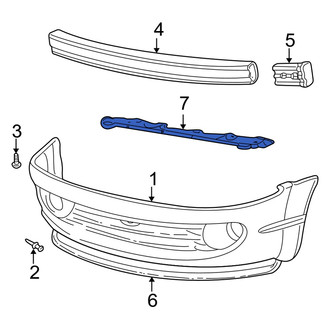 Dodge OE - Front Radiator Support Air Deflector