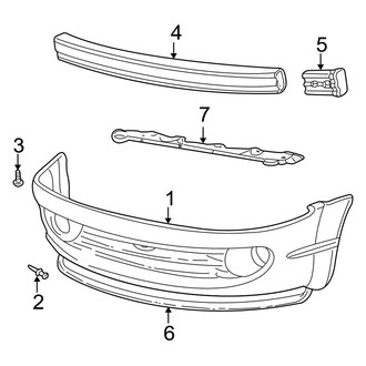 Dodge OE - Front Bumper - Bumper & Components