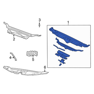 Dodge OE - Front Upper Radiator Support Tie Bar