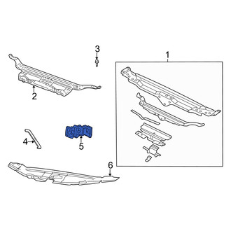 Dodge OE - Front Left Radiator Support Side Panel