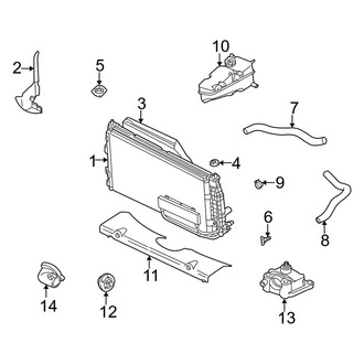 Dodge OE - Cooling - Radiator & Components (2.7L)