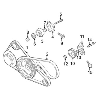Dodge OE - Cooling - Belts & Pulleys (3.5L)