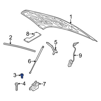 Dodge OE - Front Hood Stop Buffer