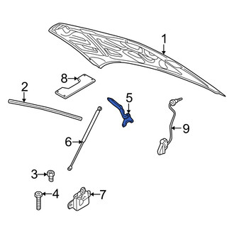 Dodge OE - Front Left Hood Hinge