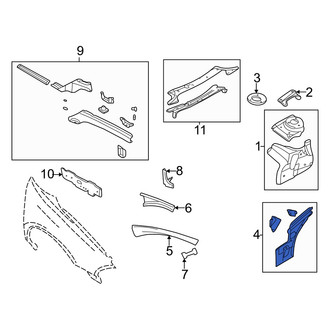 Dodge OE - Right Frame Side Member Reinforcement