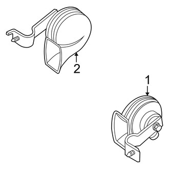 Dodge OE - Electrical - Horn