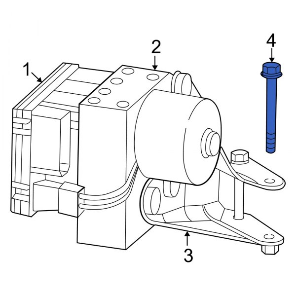 ABS Modulator Bolt