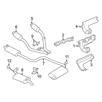 Dodge OE - Exhaust System - Exhaust Components (3.5L)