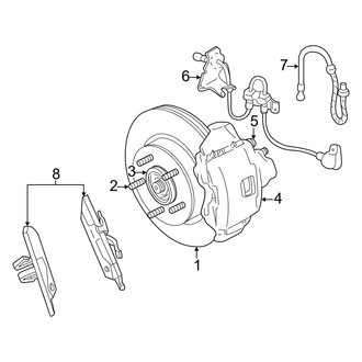 Dodge OE - Front Suspension - Brake Components