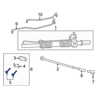 Dodge OE - Inner Steering Tie Rod Bolt