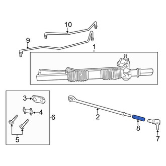 Dodge OE - Steering Tie Rod End Adjusting Sleeve