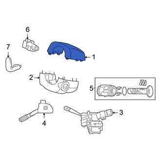 Dodge OE - Upper Steering Column Cover