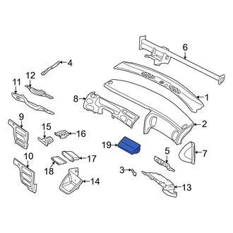 Dodge OE - Upper Instrument Panel Air Bag