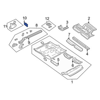 Dodge OE - Left Frame Rail End