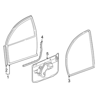 Dodge OE - Front Door - Door & Components