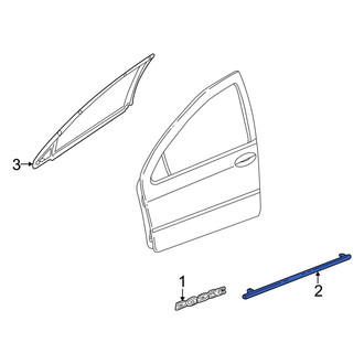 Dodge OE - Front Door Molding