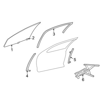Dodge OE - Front Door - Glass & Hardware