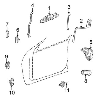 Dodge OE - Front Door - Lock & Hardware