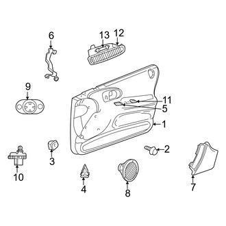 Dodge OE - Front Door - Interior Trim (ES)