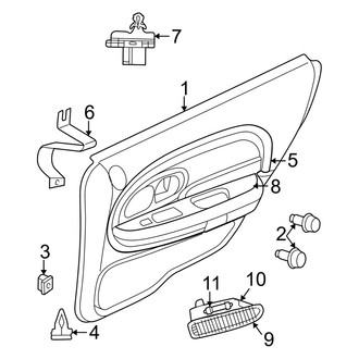 Dodge OE - Rear Door - Interior Trim