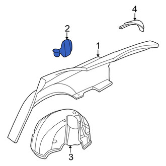 Dodge OE - Rear Fuel Filler Door