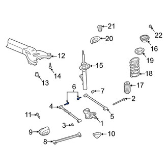 Dodge OE - Rear Suspension Knuckle Bolt