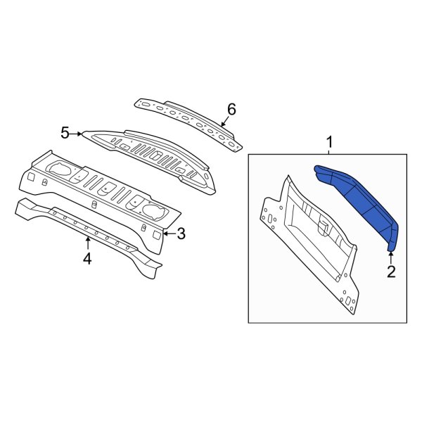 Rear Body Panel Filler Panel