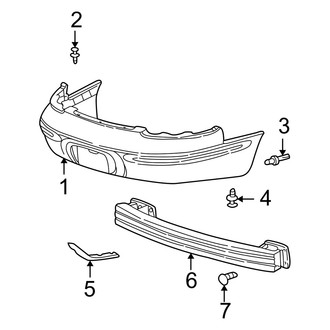 Dodge OE - Rear Bumper - Bumper & Components