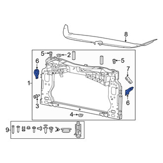 Dodge OE - Radiator Mount Bracket