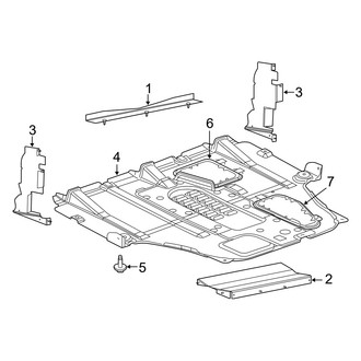 Dodge OE - Radiator Support - Splash Shields