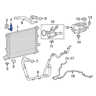 Dodge OE - Radiator Mount Bracket