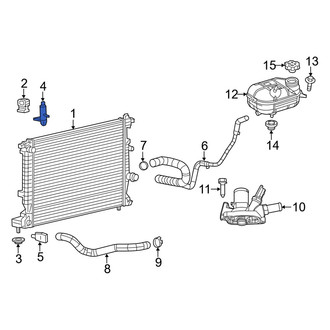 Dodge OE - Radiator Mount Bracket