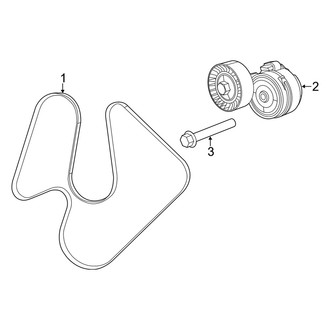 Dodge OE - Cooling - Belts & Pulleys (1.4L)