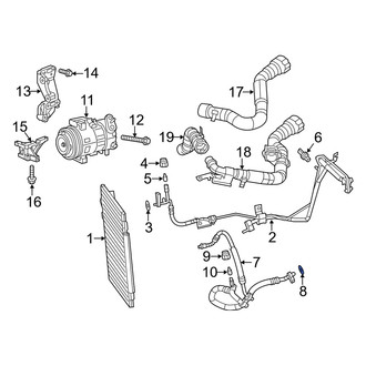 Dodge OE - A/C Refrigerant Line O-Ring