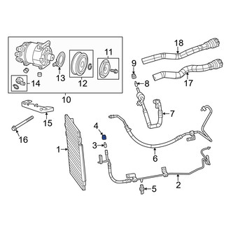 Dodge OE - A/C Service Valve Cap