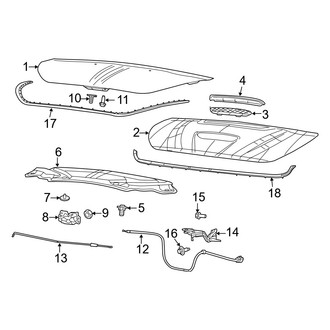 Dodge OE - Hood & Components