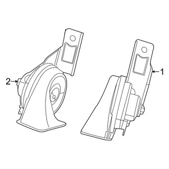 Dodge OE - Electrical - Horn