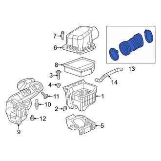 Dodge OE - Engine Air Intake Hose